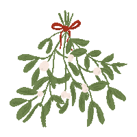 Christmas Kiss Sticker