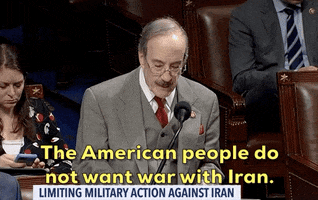 news iran house of representatives eliot engel limiting military action against iran GIF
