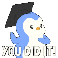 Graduating Graduation Day Sticker by Pudgy Penguins