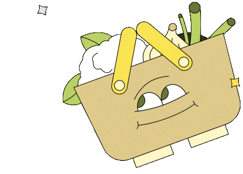 Shopping Fruit Sticker