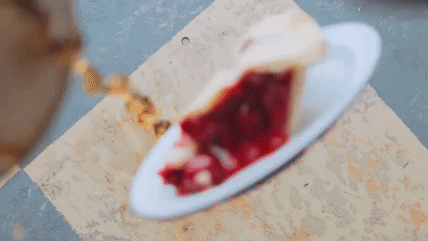 pie falling GIF by Waitress The Musical