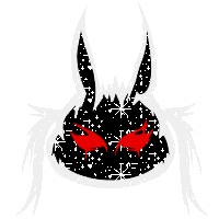 pinkukingdom glitter goth glitter graphic cassyette Sticker