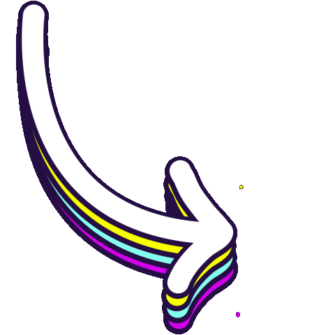 Arrow Blinking Sticker