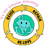 Reuse Circular Economy Sticker by Garage Sale Trail