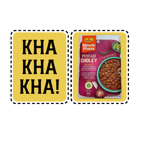 haldiramsnagpur biryani ready to eat frozen food chole Sticker