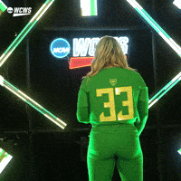 Oregon Ducks Hair Flip GIF by NCAA Championships