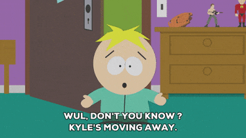 wondering butters stotch GIF by South Park 