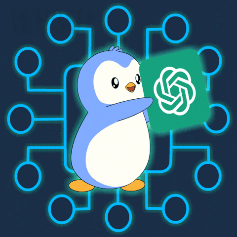 Artificial Intelligence Logo GIF by Pudgy Penguins