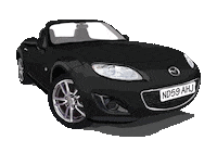 carartbyemily car mazda mx5 mazda mx5 Sticker