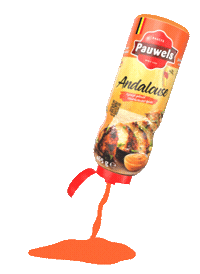 Saus Andalouse Sticker by Pauwels Sauces
