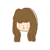 arimasu_03 girl sad かわいい 女の子 Sticker
