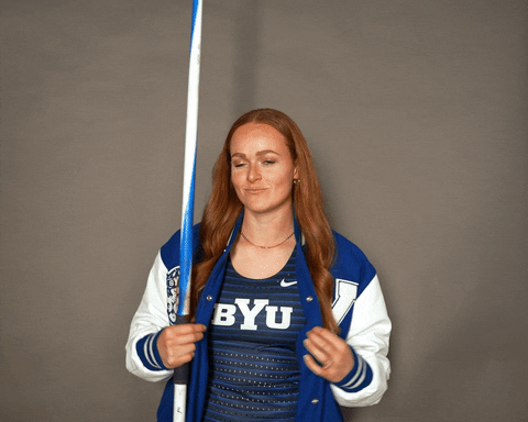 Celebration Jacket GIF by BYU Cougars