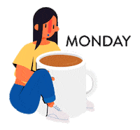 Tired Good Morning Sticker by Rory