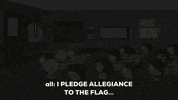 speaking american flag GIF by South Park 