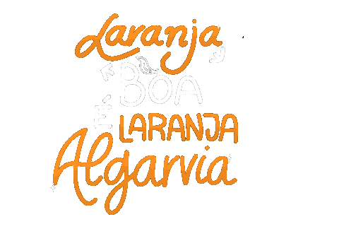 algarviada text typography orange laranja Sticker
