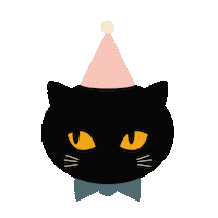 Black Cat Sticker