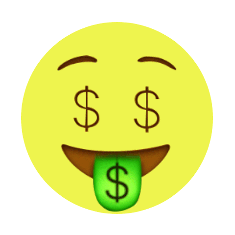 indi_app money make money indi money signs Sticker