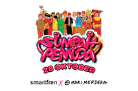 Tanah Air Indonesia Sticker by Smartfren 4G