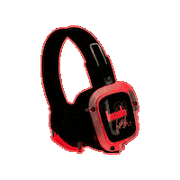 hushhushheadphones party disco headphones jacksonville Sticker