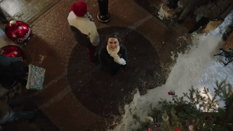 Aimee Teegarden Christmas GIF by Hallmark Mystery