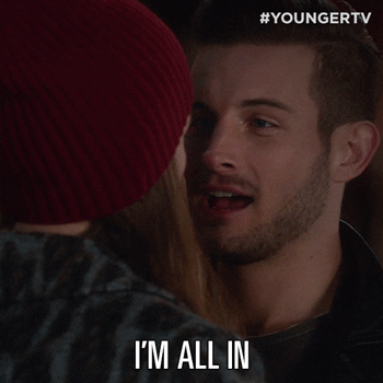 Commit All In GIF by YoungerTV