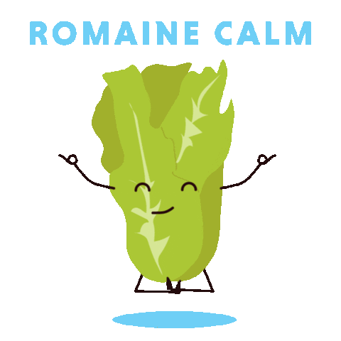 Remain Calm Romaine Lettuce Sticker by Beachbody