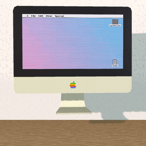 apple computer GIF by jjjjjohn