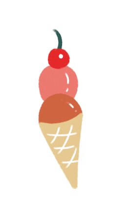 Ice Cream Summer Sticker