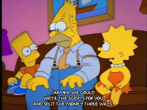 Season 4 Grandpa Simpson GIF by The Simpsons