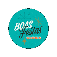 Natal Sticker by Clovis Calçados