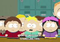 turning around butters stotch GIF by South Park 