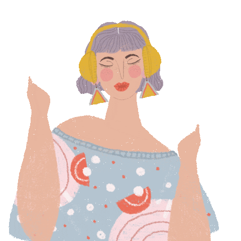 Dance Girl Sticker by Dita W. Yolashasanti