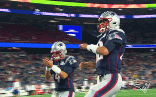 Excited Lets Go GIF by New England Patriots