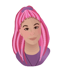 Girl Sticker by Three Polska