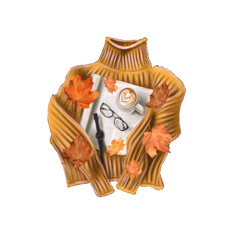 Illustration Fall Sticker