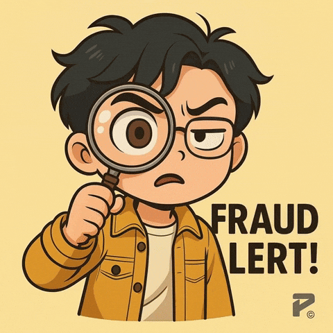 Magnifying Glass Raised Eyebrow GIF by Persona