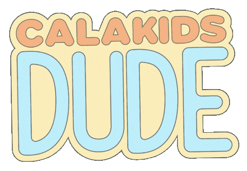 Dude Sticker by Calakids Boutique