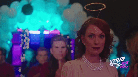 Angel Halo GIF by Astrid and Lilly Save The World