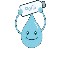 Refill Trinkflasche Sticker by a tip: tap
