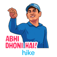 bleed blue team india Sticker by Hike Messenger