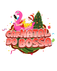 Christmas Vacation Santa Sticker by Bossa Bar