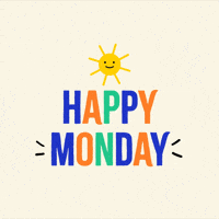 Great Week Monday GIF by Jessica Lau