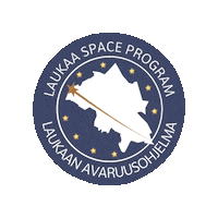 Laukaa Space Program Sticker by Laukaan kunta - Municipality of Laukaa