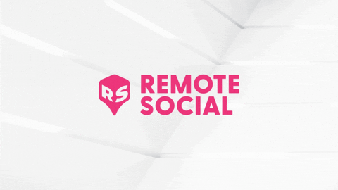 RemoteSocial giphyupload work social startup GIF