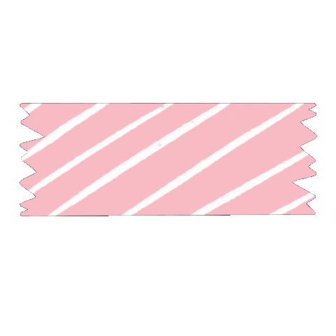 Artbyiitu giphyupload pink tape stripes Sticker