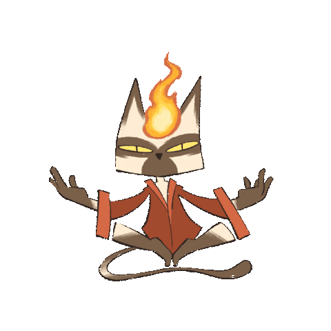 Cat Manga Sticker