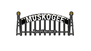 VisitMuskogee oklahoma main street muskogee visit muskogee Sticker