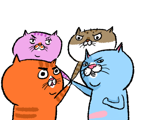 line neko Sticker by ehcat