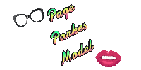 PageParkes page parkes model Sticker