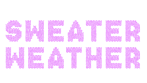Sweater Weather Fall Sticker